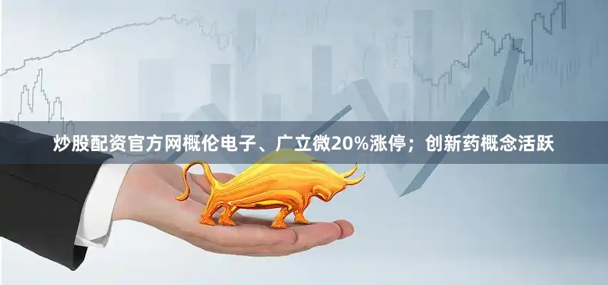 炒股配资官方网概伦电子、广立微20%涨停；创新药概念活跃