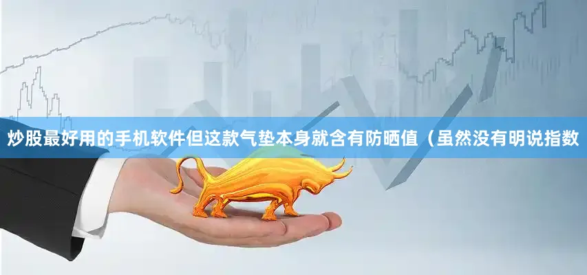 炒股最好用的手机软件但这款气垫本身就含有防晒值（虽然没有明说指数